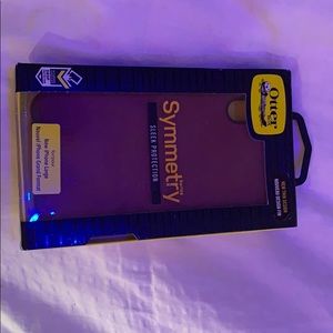 iPhone XS Max maroon otter box case.